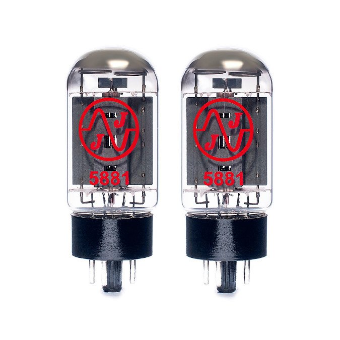 5881 Valve JJ Matched Pair TESTED NEW (2 x 5881)