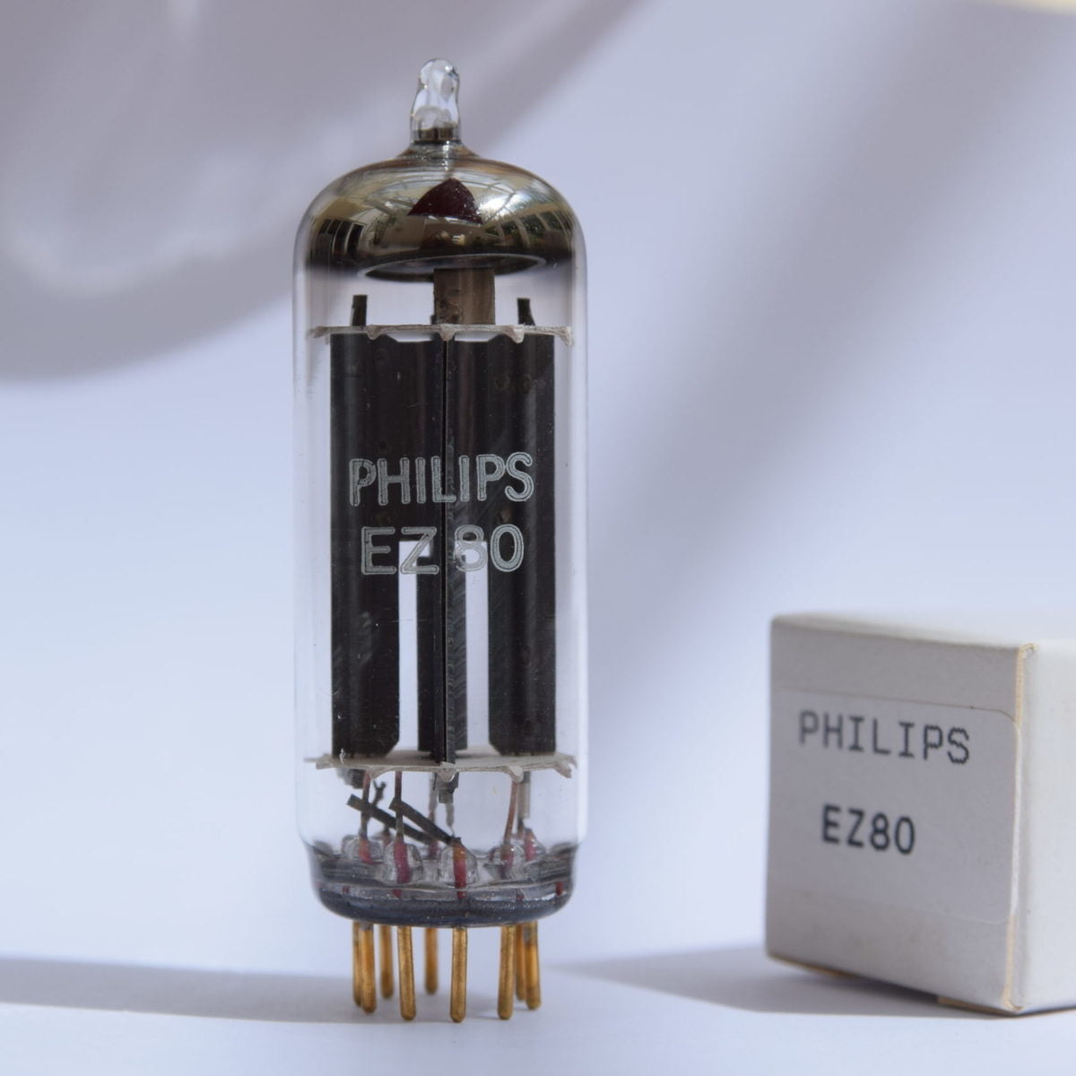 Philips EZ80 NOS Gold Pin rectifier valve