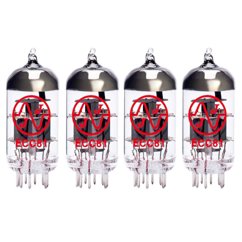 4 x ECC81 (12AT7) - JJ Electronics NEW TESTED
